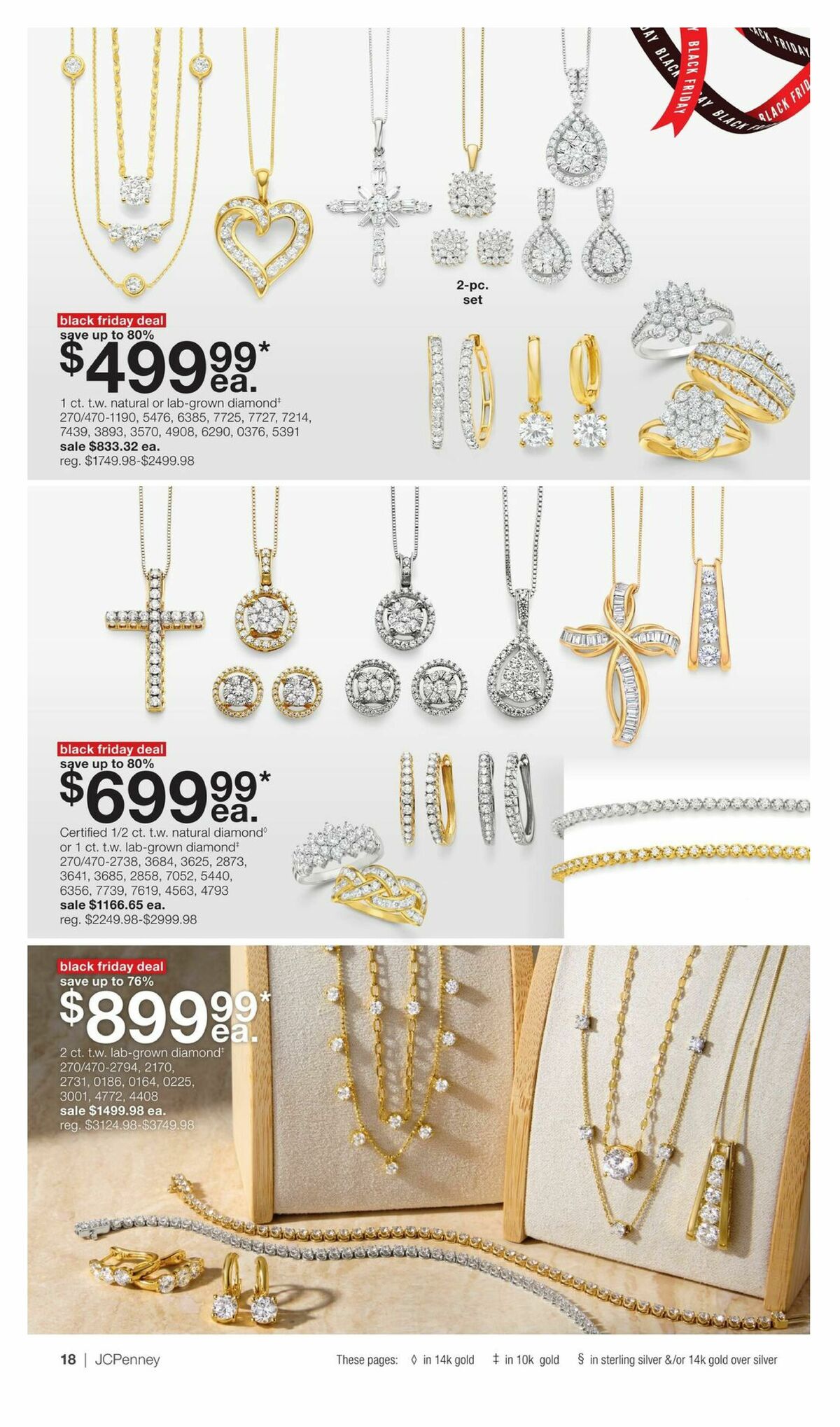 JCPenney Black Friday Early Access Jewelry Deals Weekly Ad from October 26