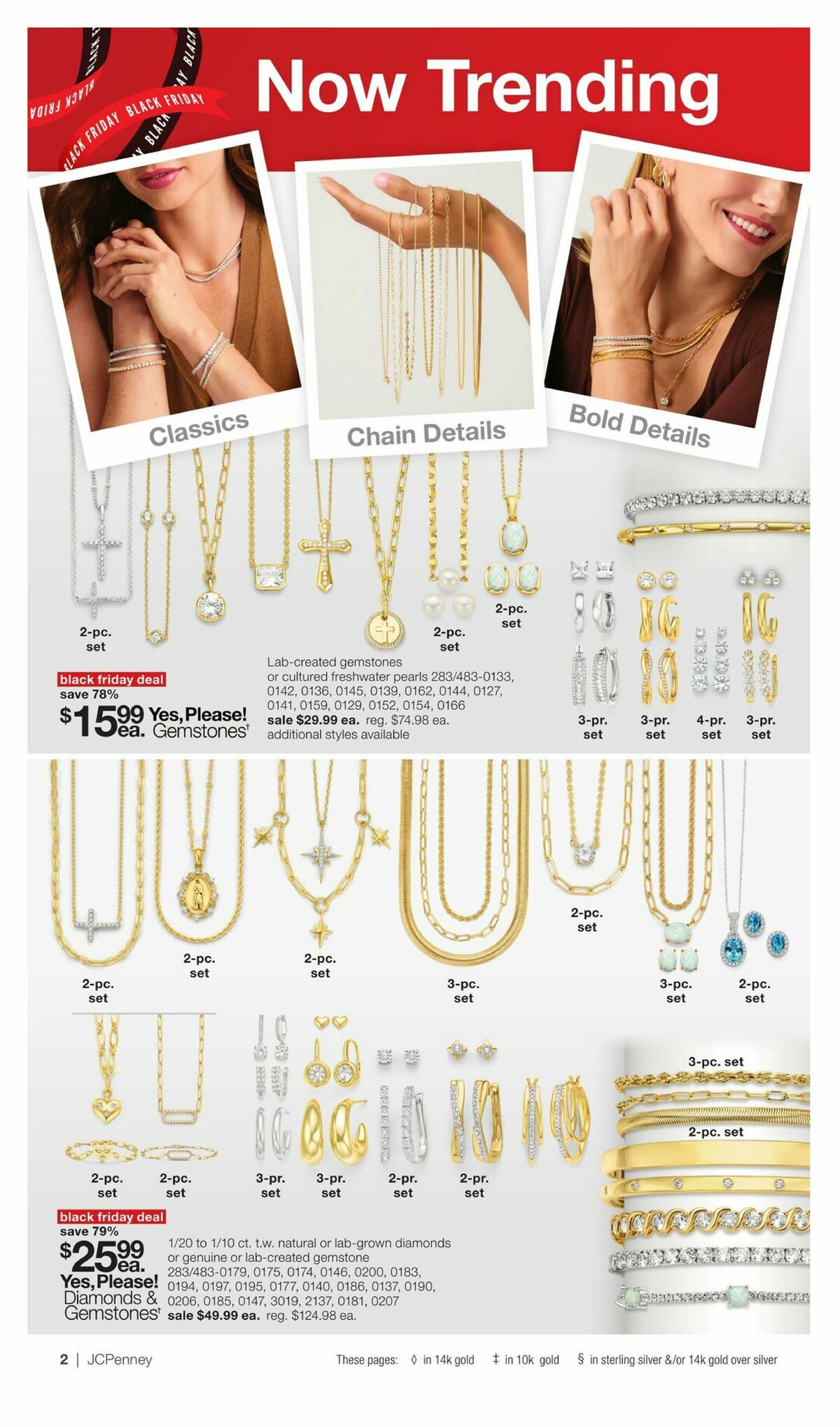 JCPenney Black Friday Early Access Jewelry Deals Weekly Ad from October 26