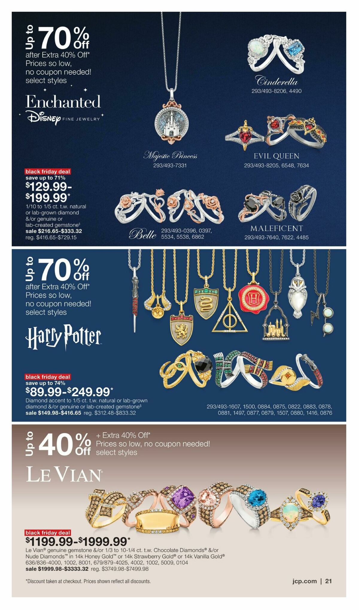 JCPenney Black Friday Early Access Jewelry Deals Weekly Ad from October 26