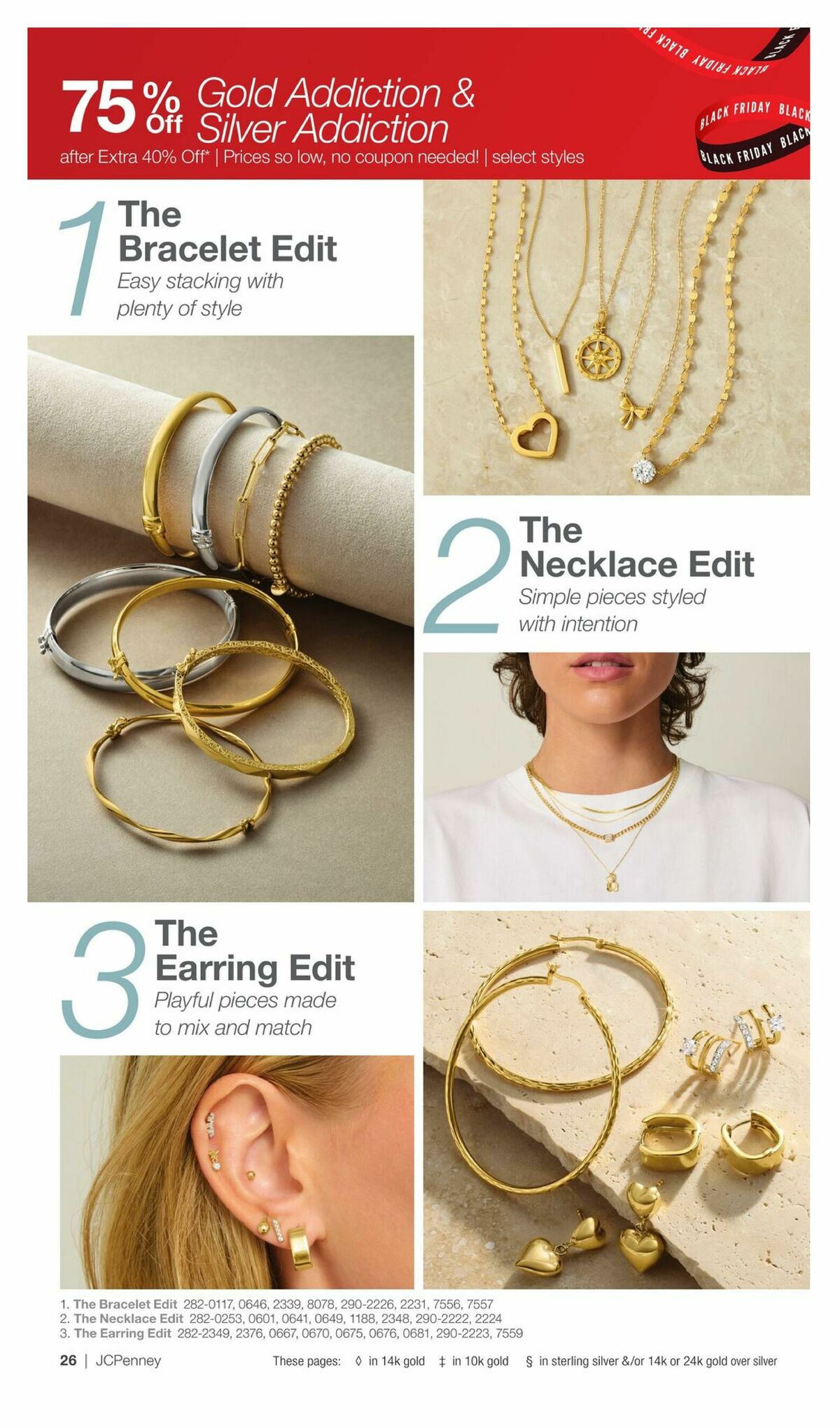 JCPenney Black Friday Early Access Jewelry Deals Weekly Ad from October 26