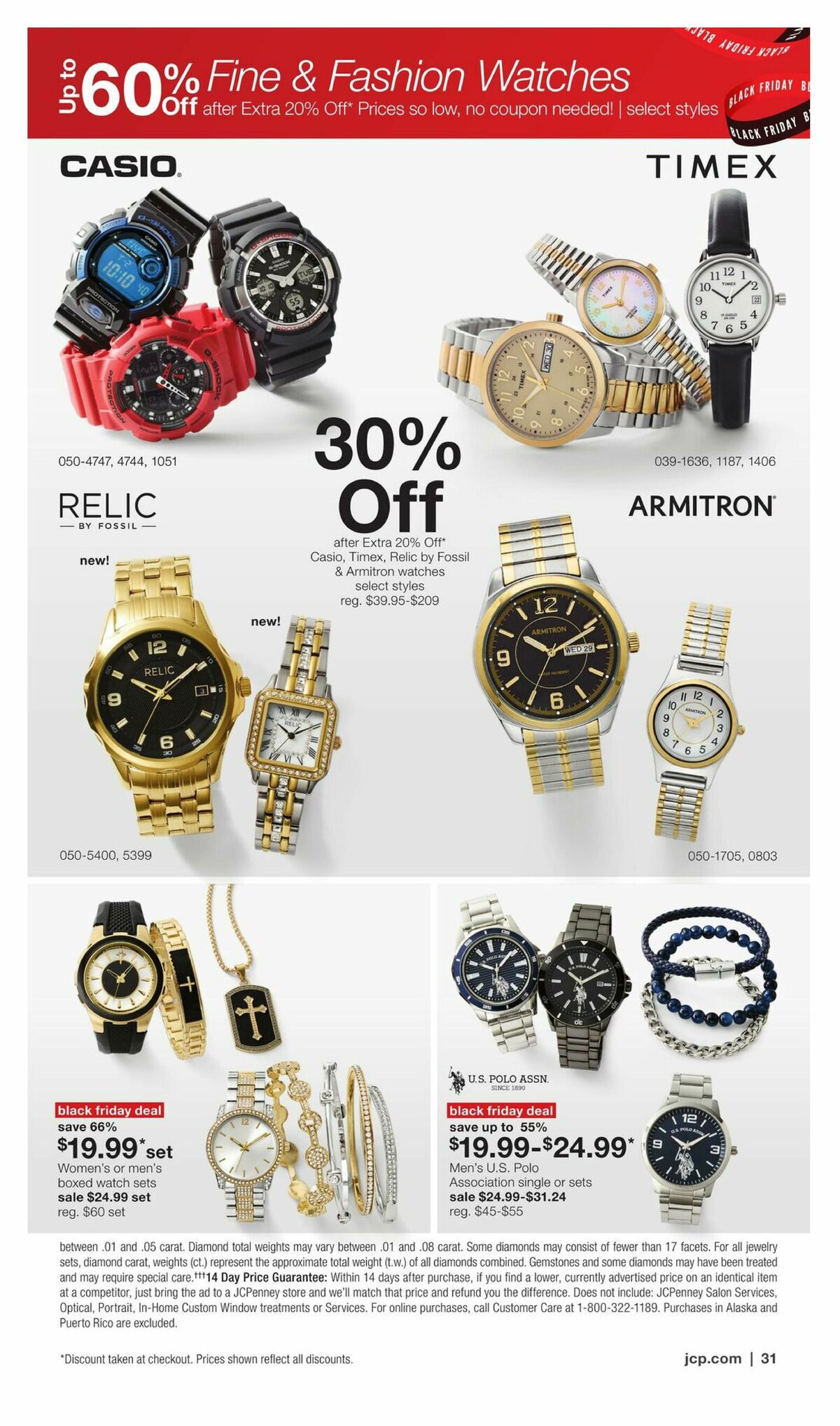 JCPenney Black Friday Early Access Jewelry Deals Weekly Ad from October 26