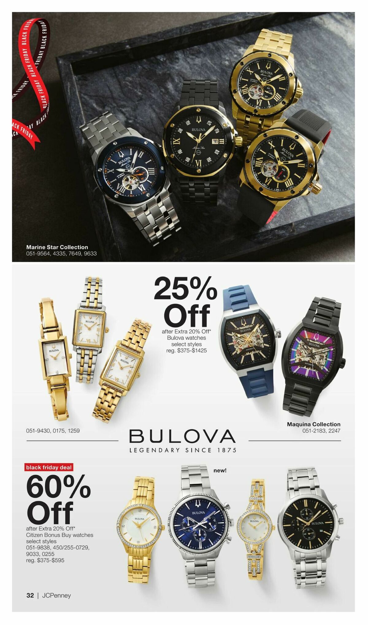JCPenney Black Friday Early Access Jewelry Deals Weekly Ad from October 26
