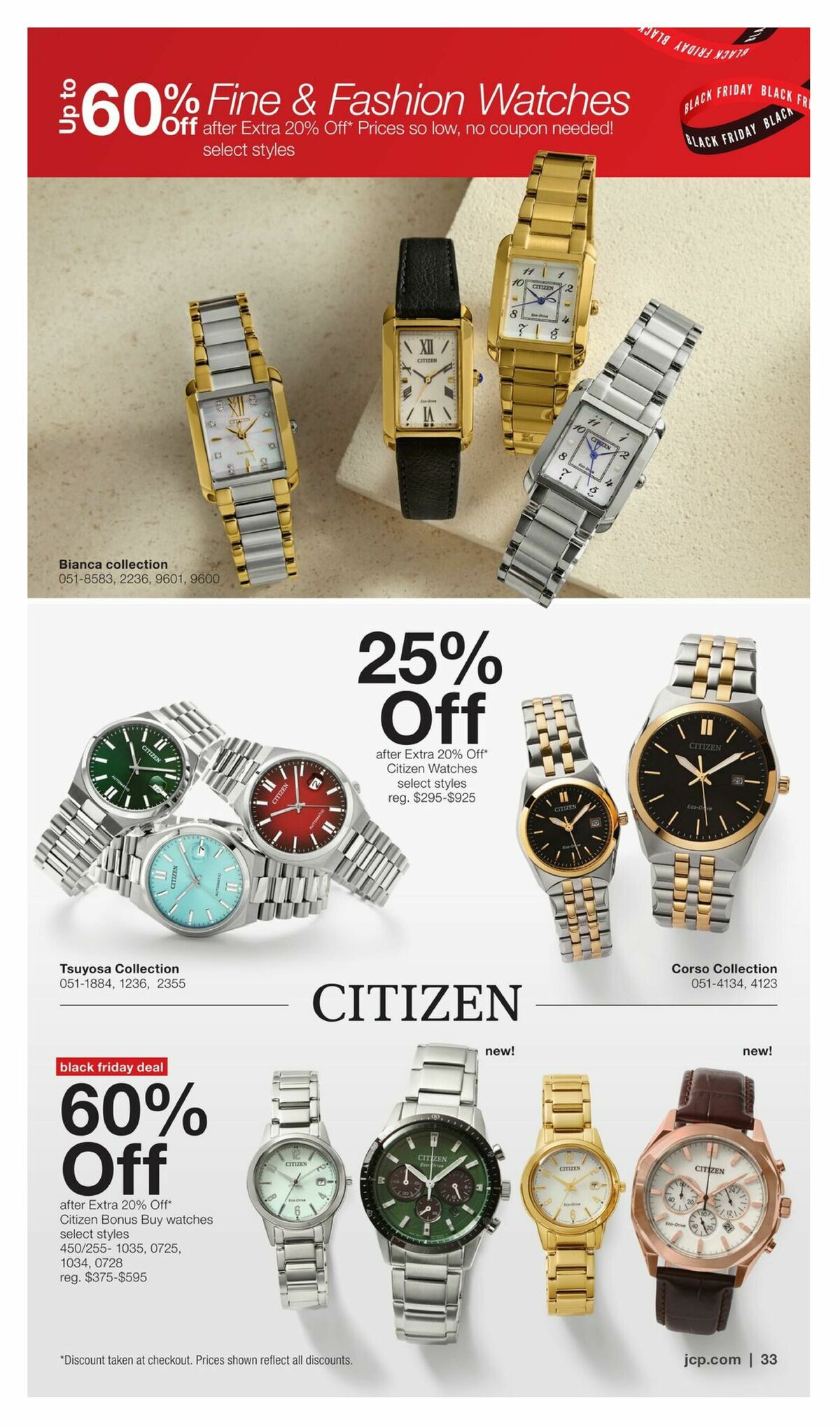 JCPenney Black Friday Early Access Jewelry Deals Weekly Ad from October 26