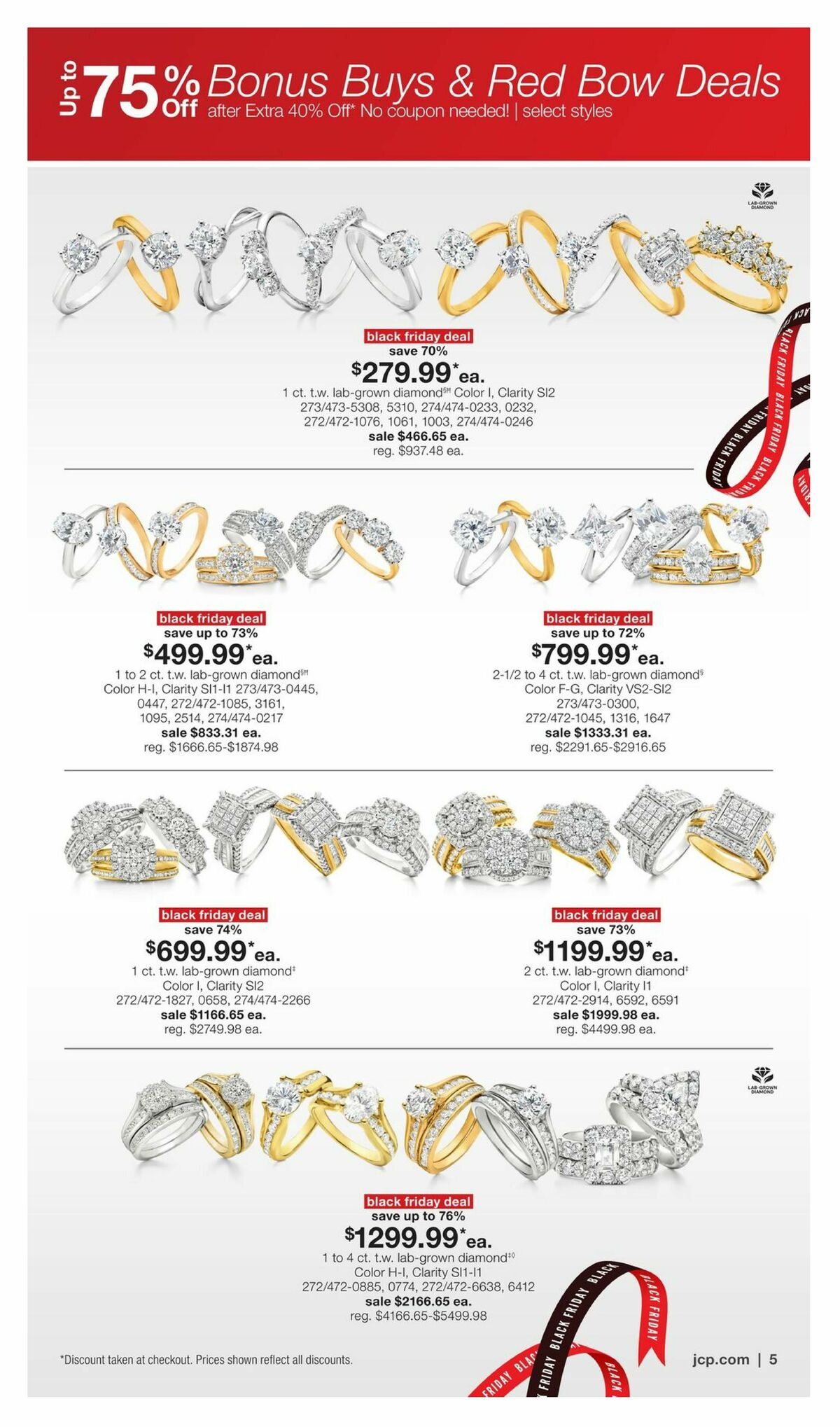 JCPenney Black Friday Early Access Jewelry Deals Weekly Ad from October 26
