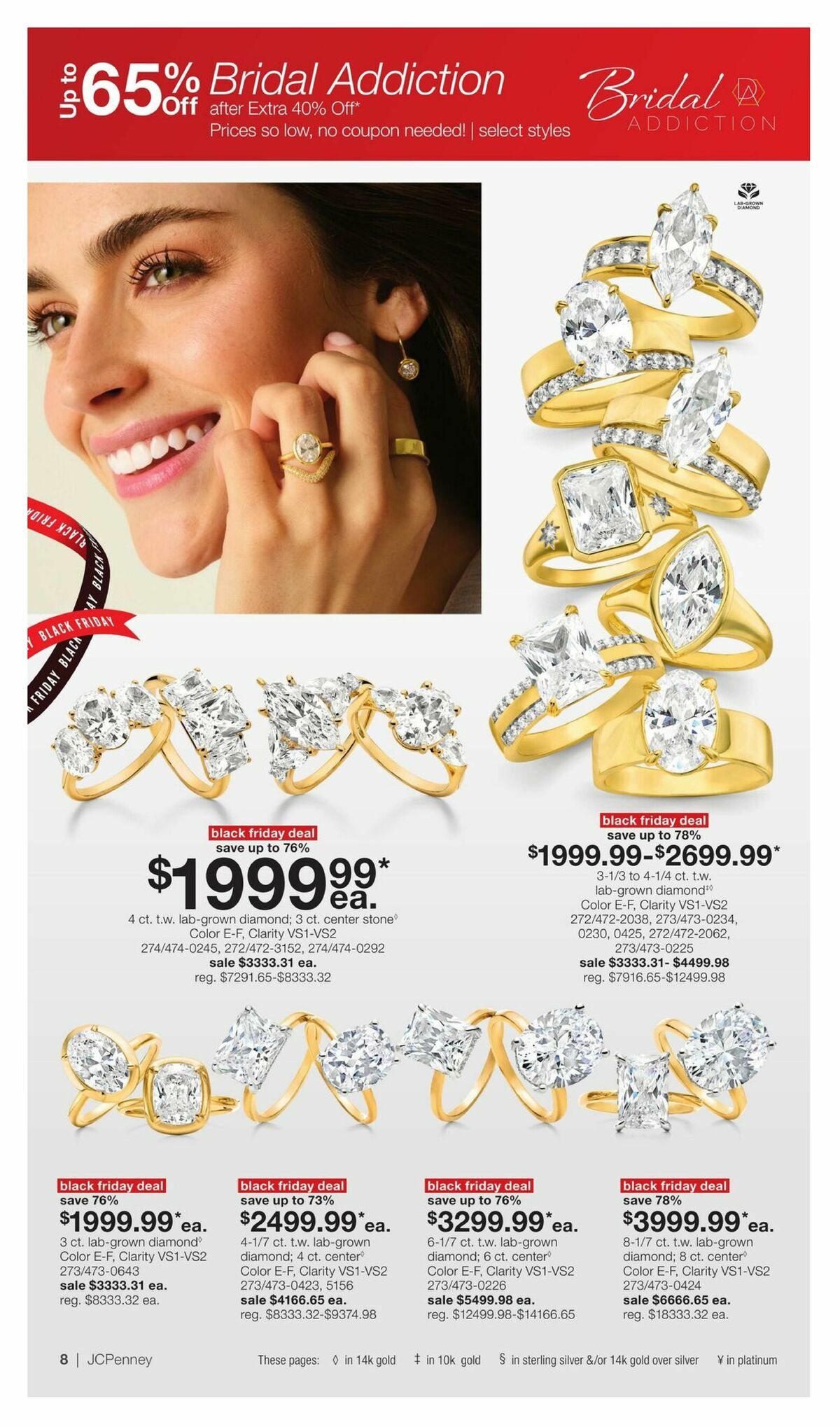 JCPenney Black Friday Early Access Jewelry Deals Weekly Ad from October 26