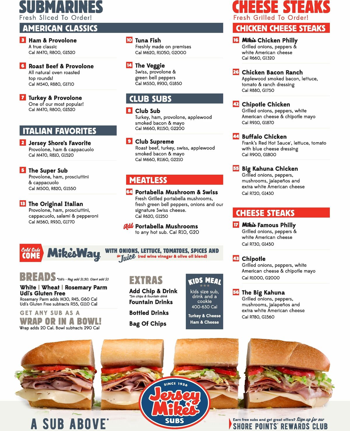 Jersey Mike's Subs Weekly Ad from November 2