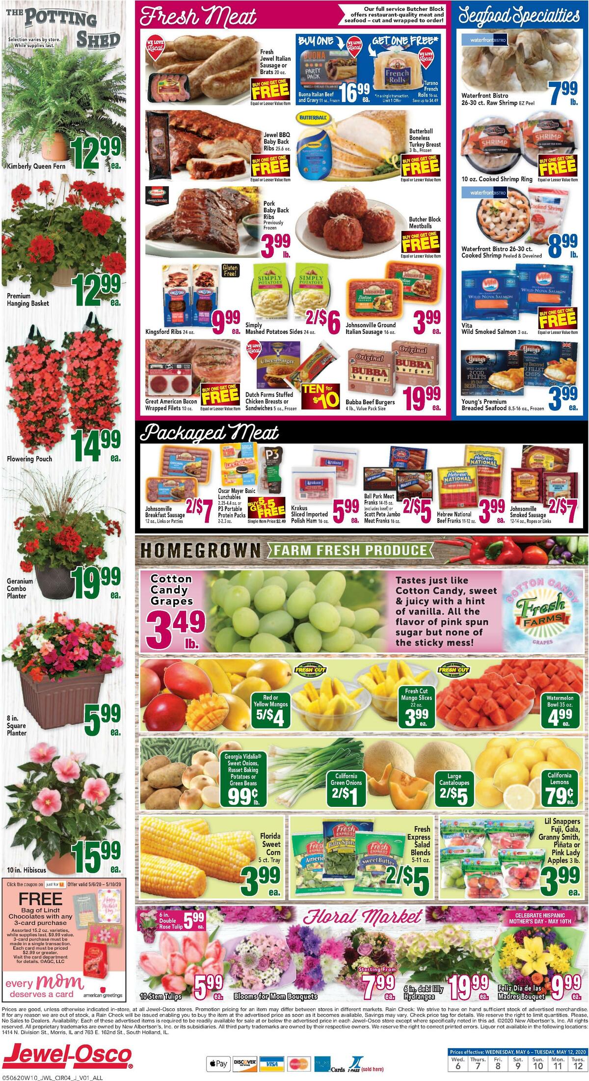Jewel Osco Weekly Ad from May 6