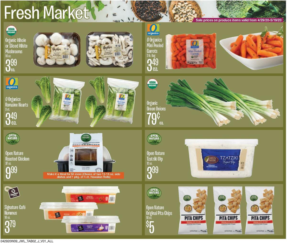 Jewel Osco Seasonal Favorites Weekly Ad from April 29