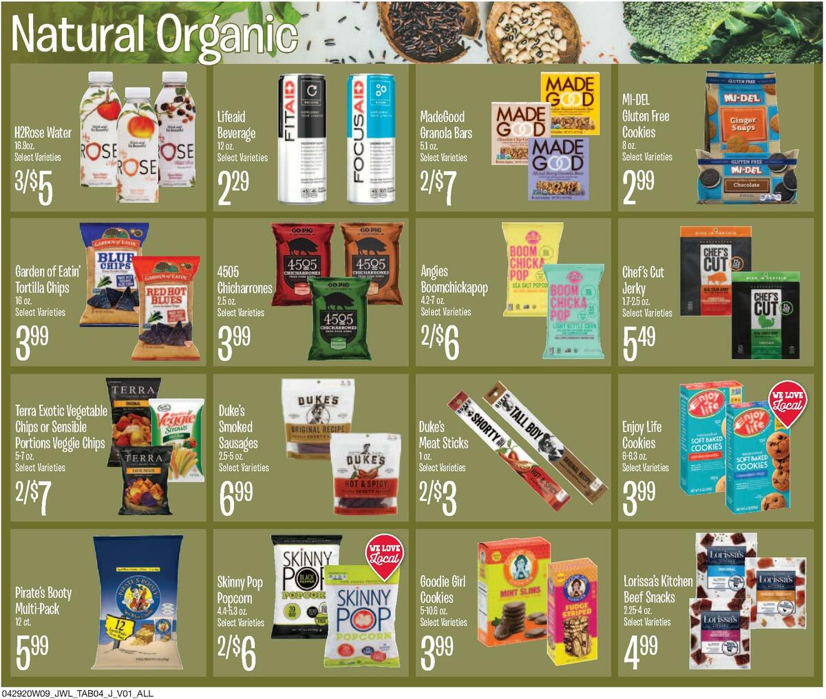 Jewel Osco Seasonal Favorites Weekly Ad from April 29