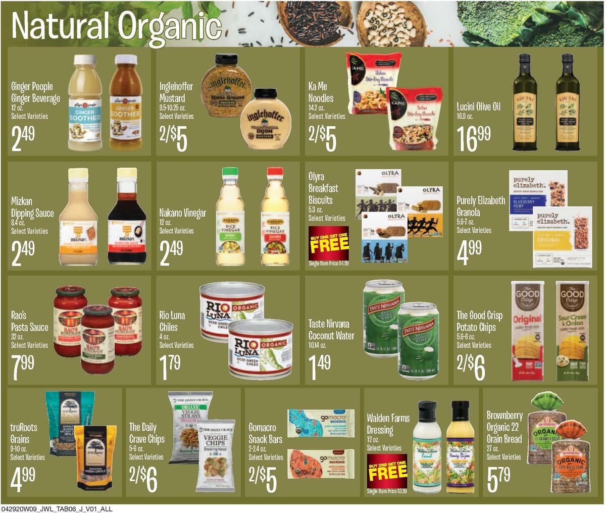 Jewel Osco Seasonal Favorites Weekly Ad from April 29