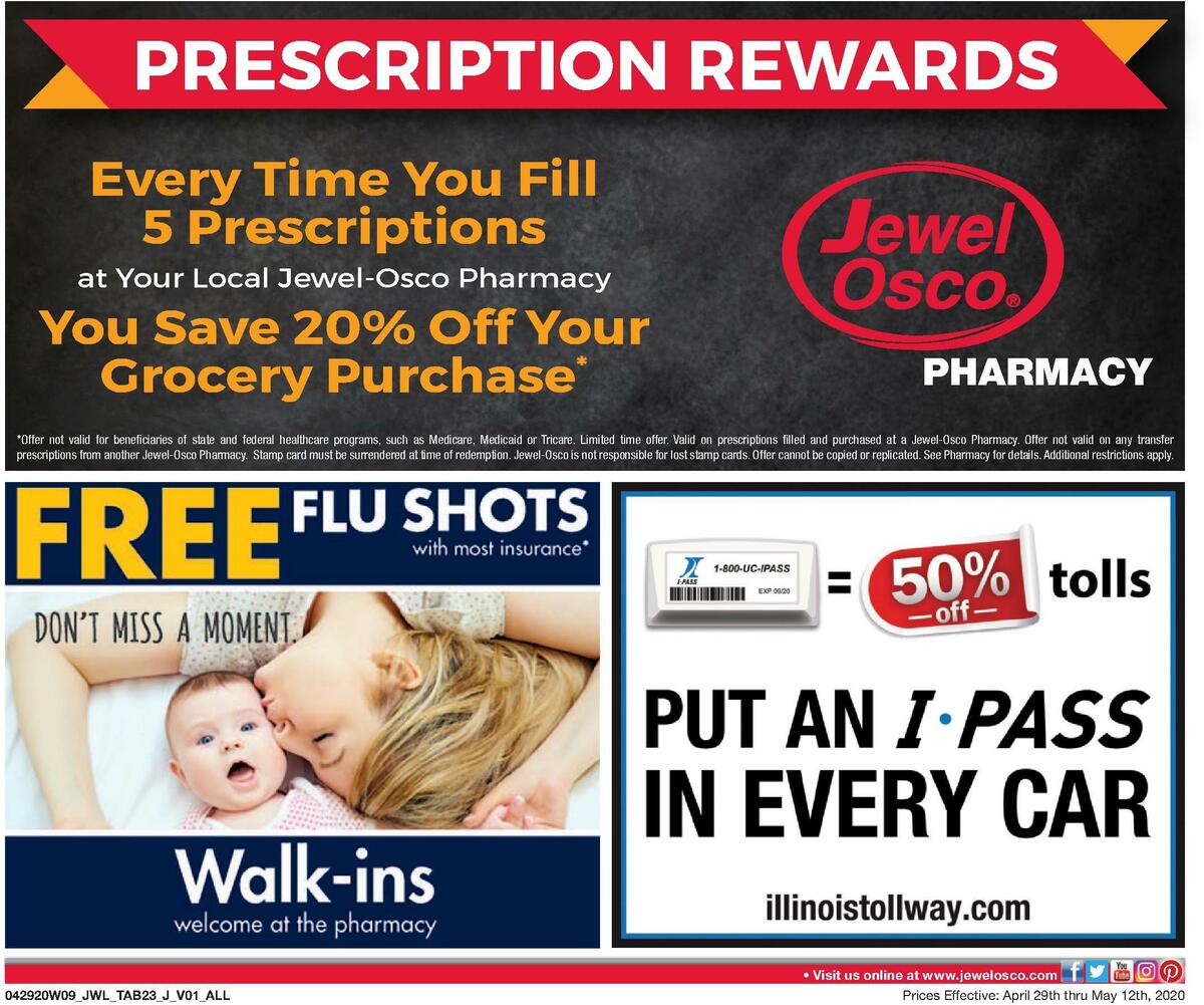 Jewel Osco Big Book of Savings Weekly Ad from April 29