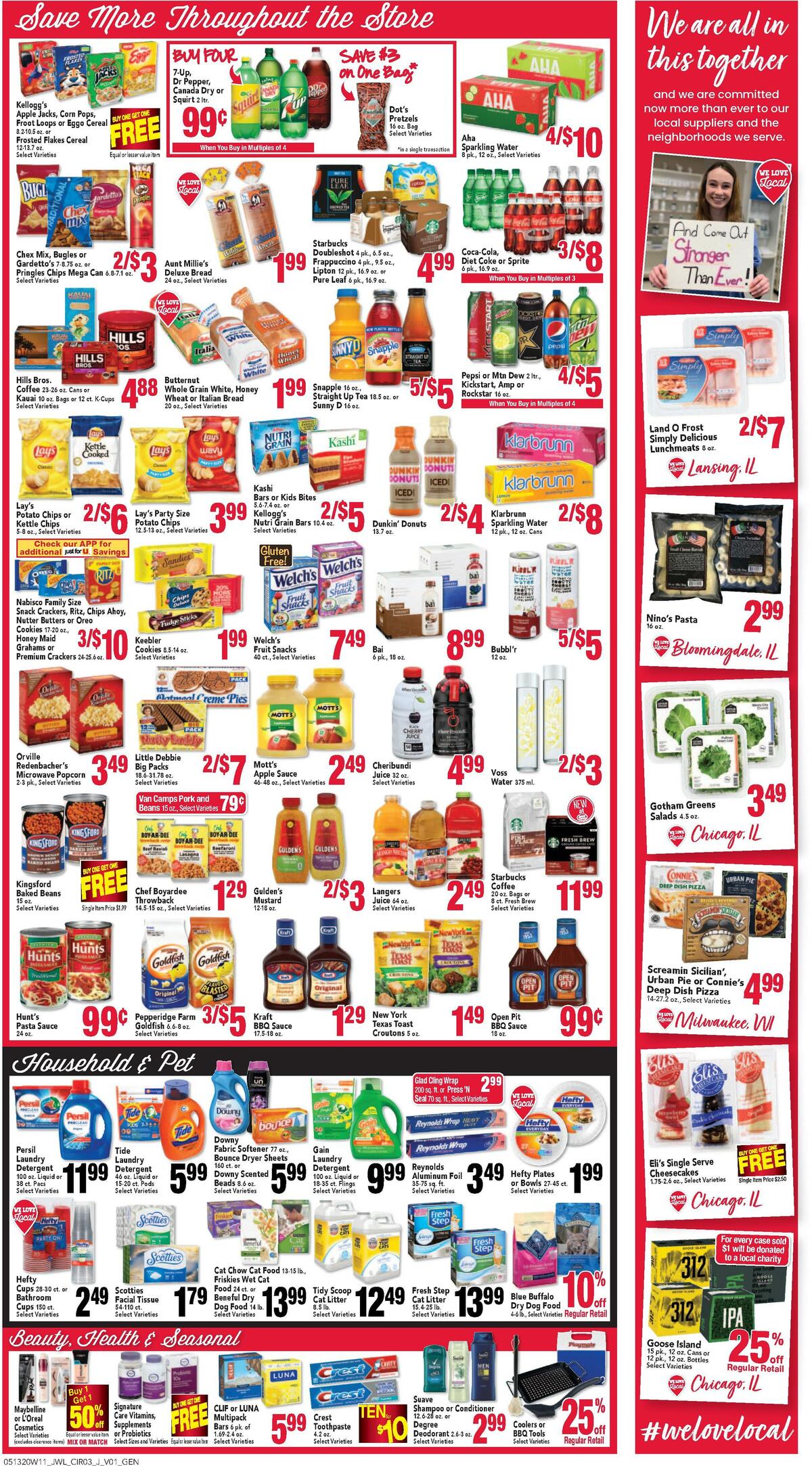 Jewel Osco Weekly Ad from May 13