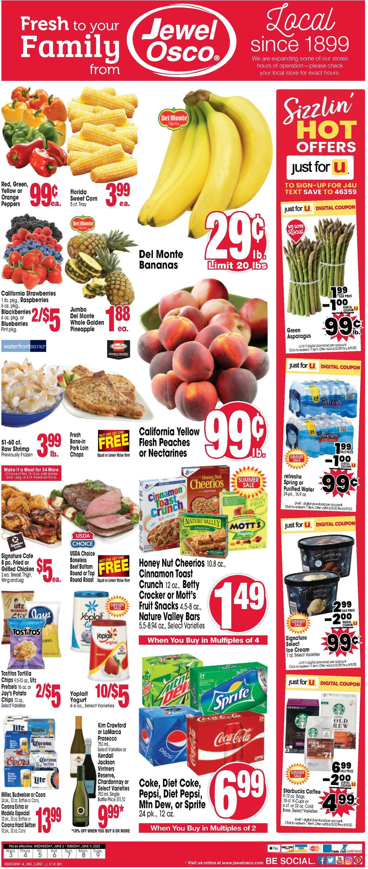 Jewel Osco Weekly Ad from June 3