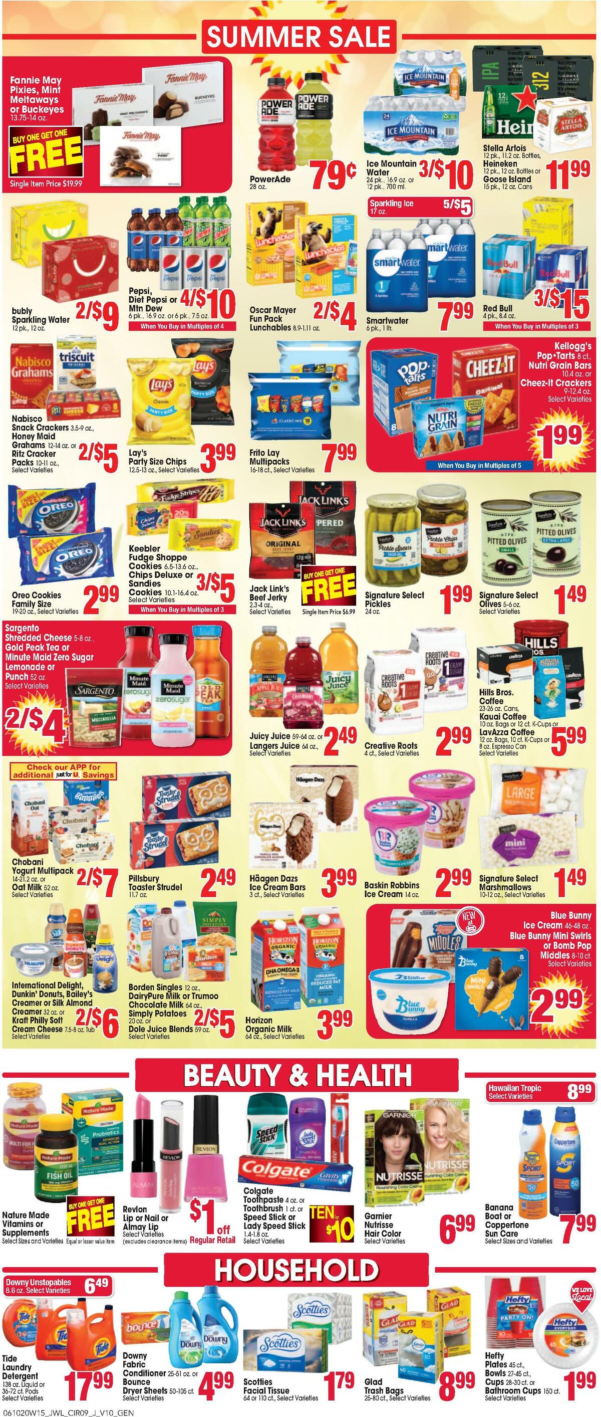 Jewel Osco Weekly Ad from June 10