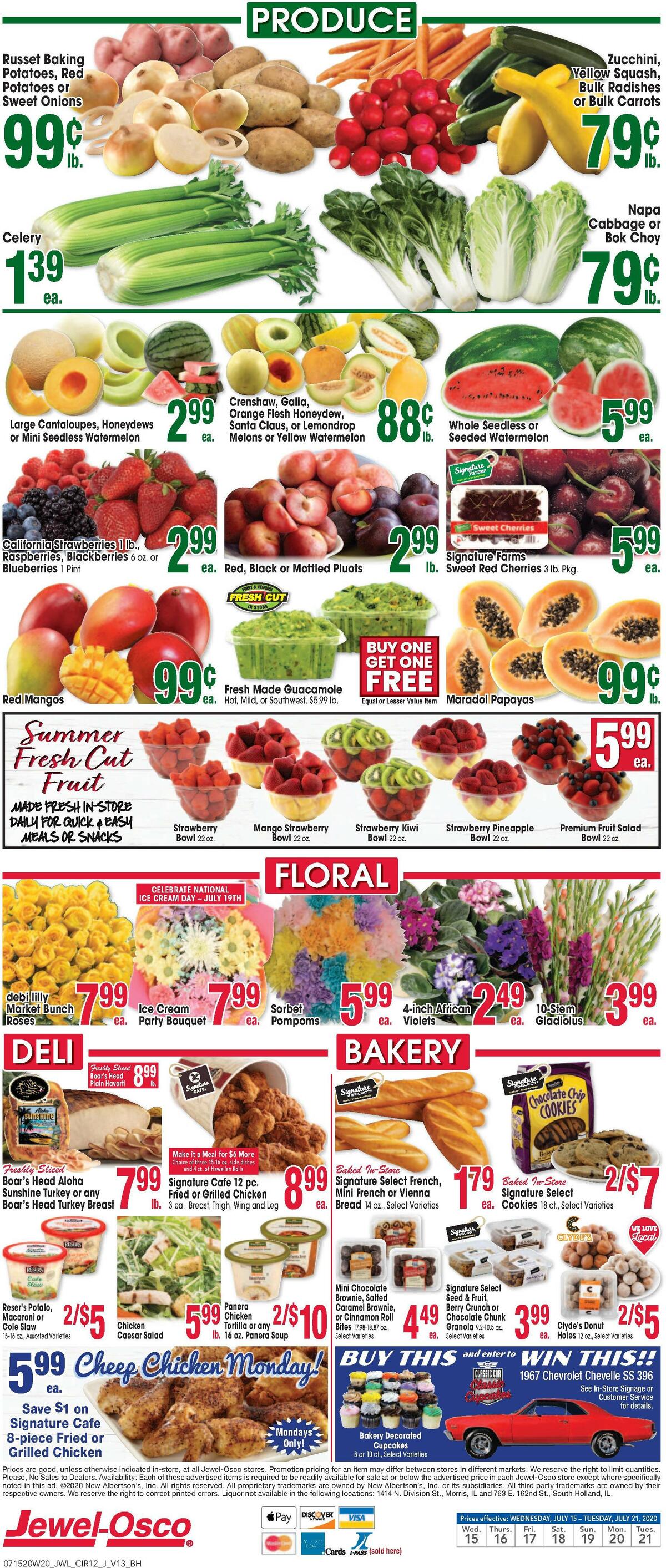 Jewel Osco Weekly Ad from July 22