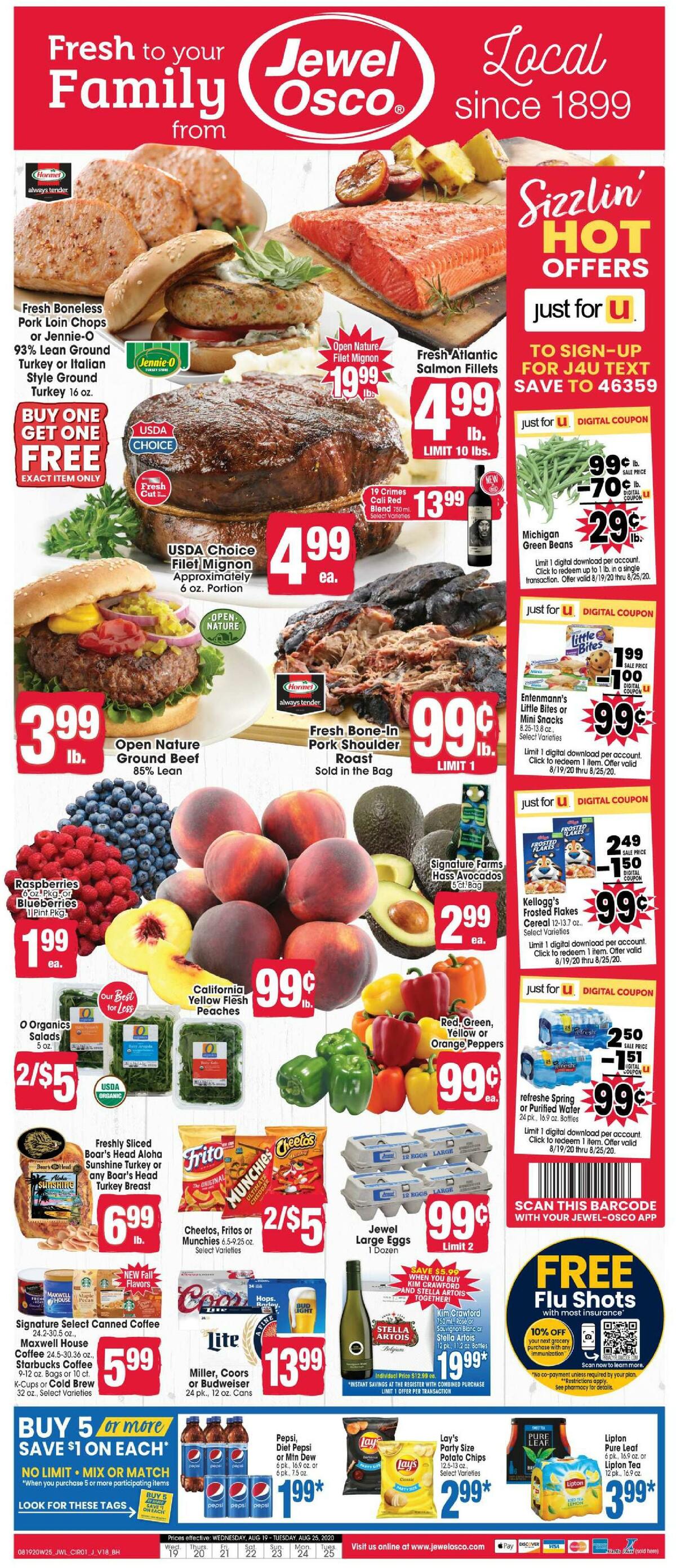 Jewel Osco Weekly Ad from August 19