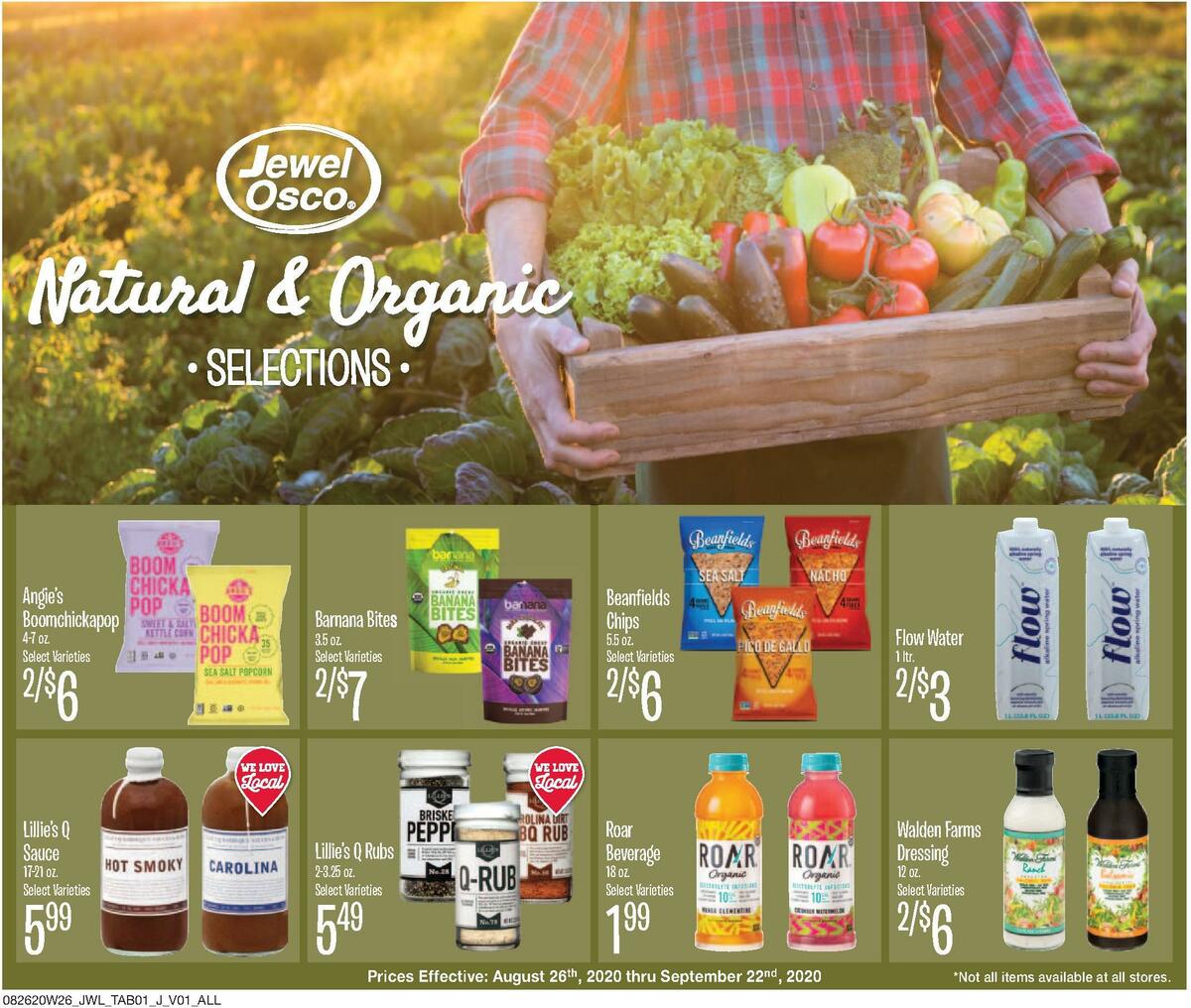 Jewel Osco Speciality Items and Seasonal Favorites Weekly Ad from August 26