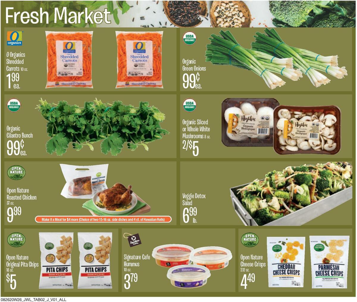 Jewel Osco Speciality Items and Seasonal Favorites Weekly Ad from August 26