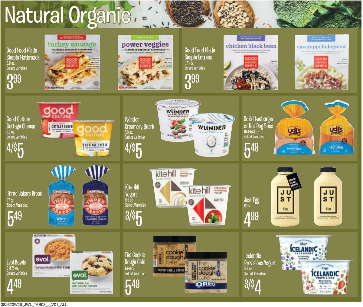 Jewel Osco Speciality Items and Seasonal Favorites Weekly Ad from August 26