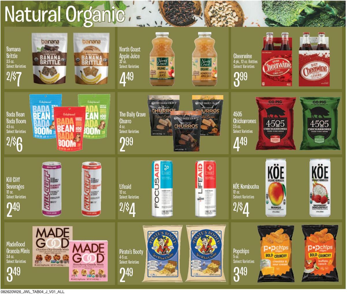 Jewel Osco Speciality Items and Seasonal Favorites Weekly Ad from August 26