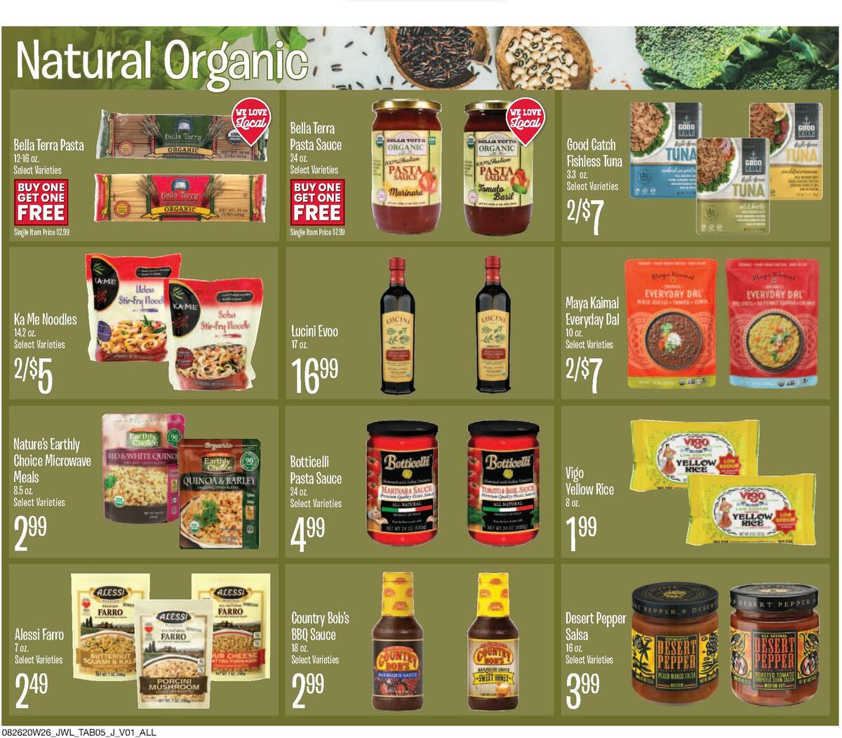 Jewel Osco Speciality Items and Seasonal Favorites Weekly Ad from August 26