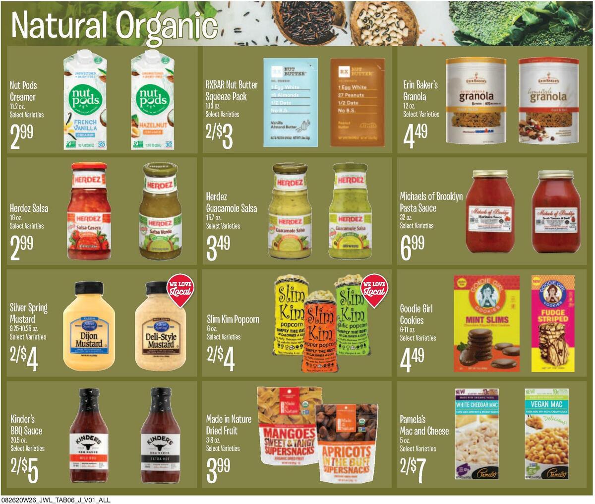 Jewel Osco Speciality Items and Seasonal Favorites Weekly Ad from August 26