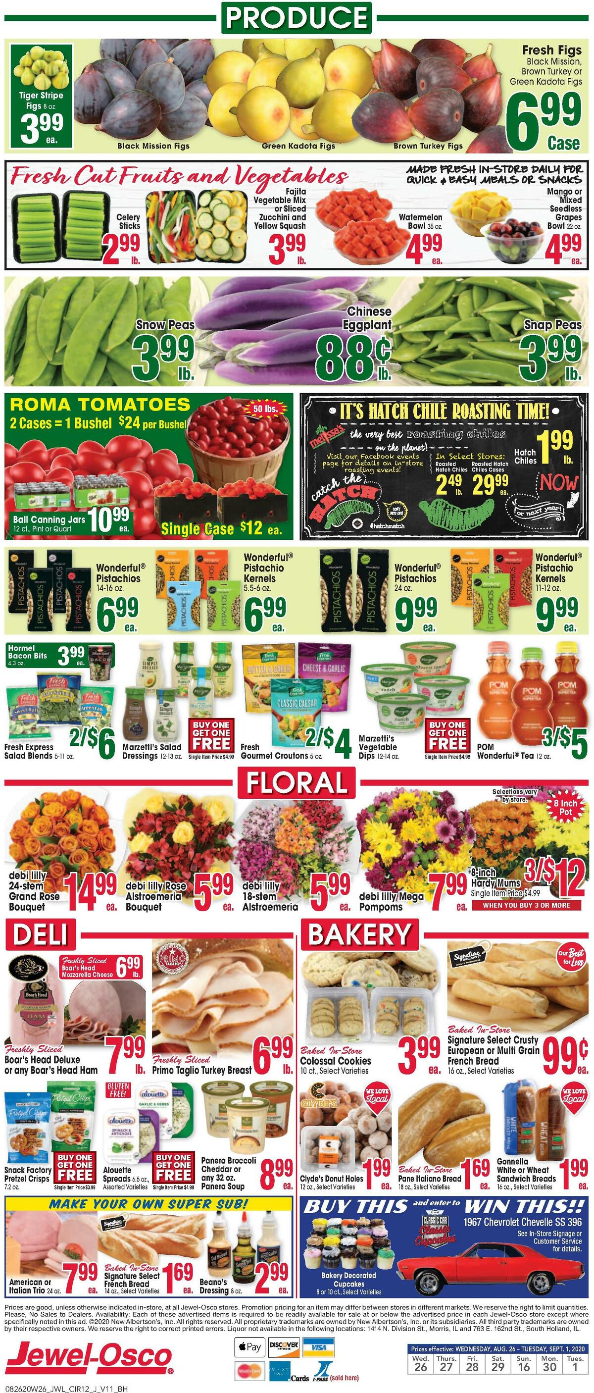 Jewel Osco Weekly Ad from August 26