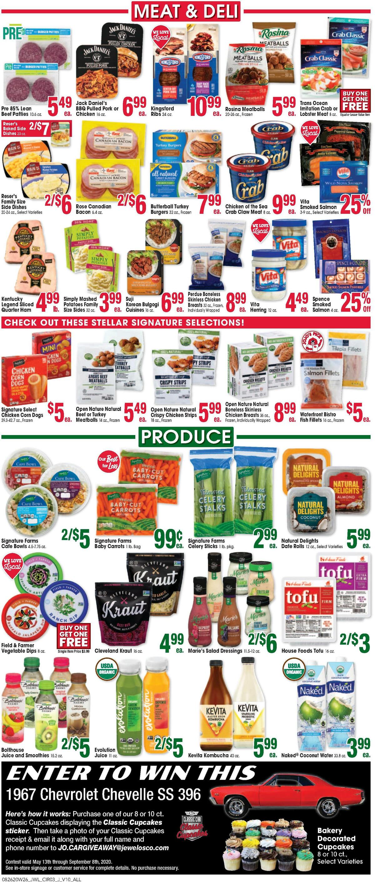 Jewel Osco Weekly Ad from August 26