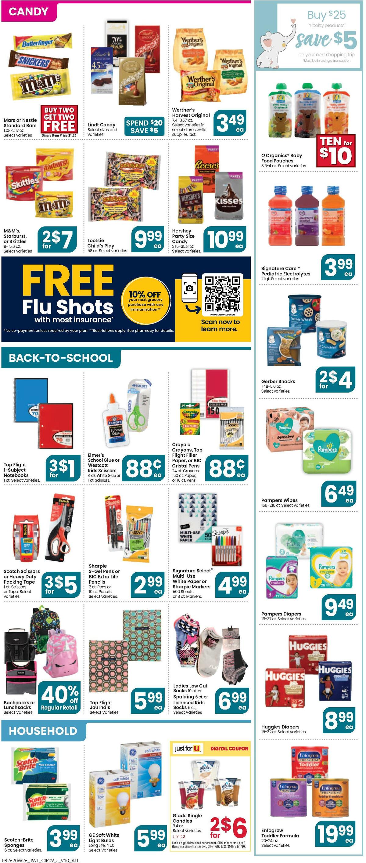 Jewel Osco Weekly Ad from August 26