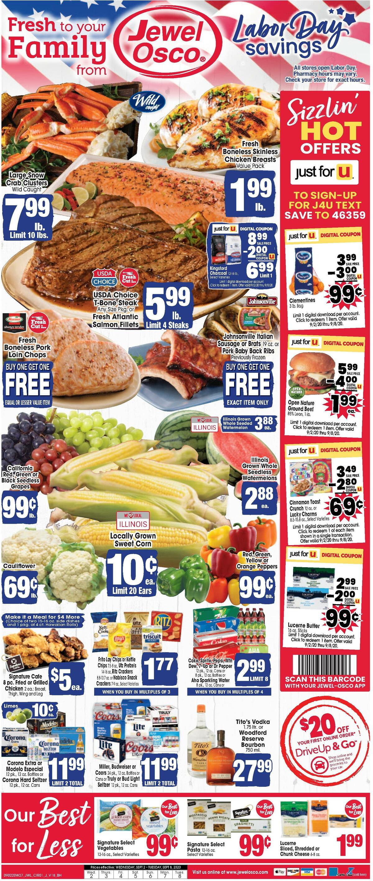 Jewel Osco Weekly Ad from September 2