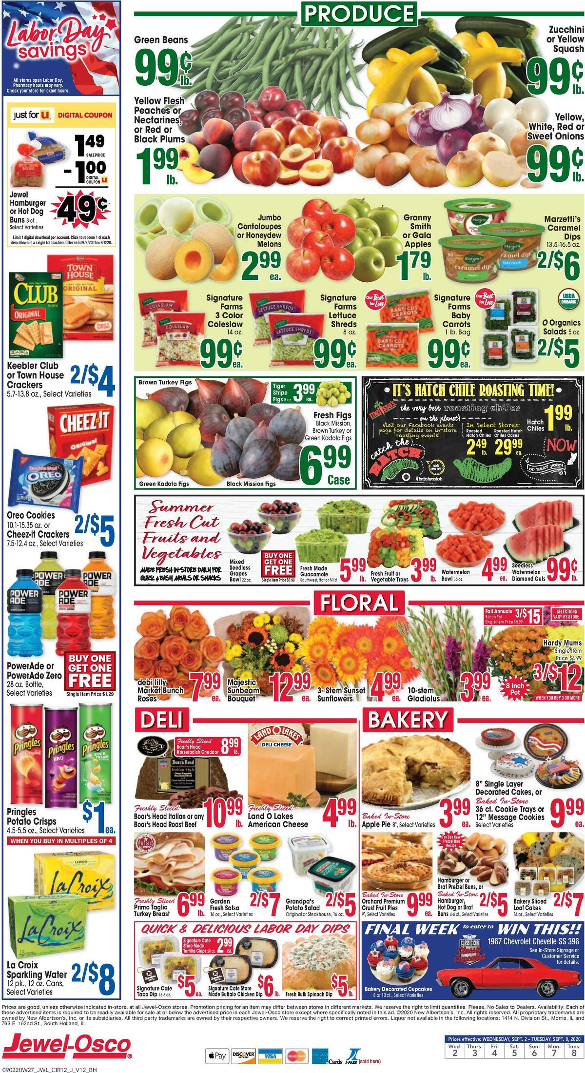Jewel Osco Weekly Ad from September 2