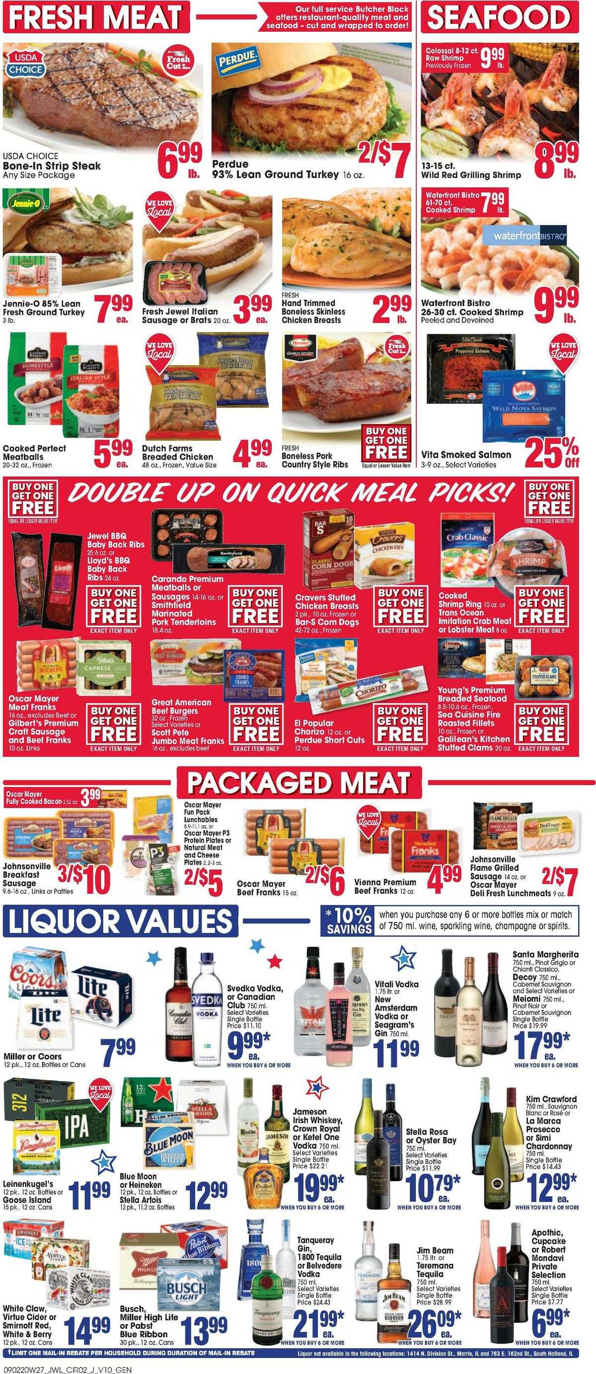 Jewel Osco Weekly Ad from September 2