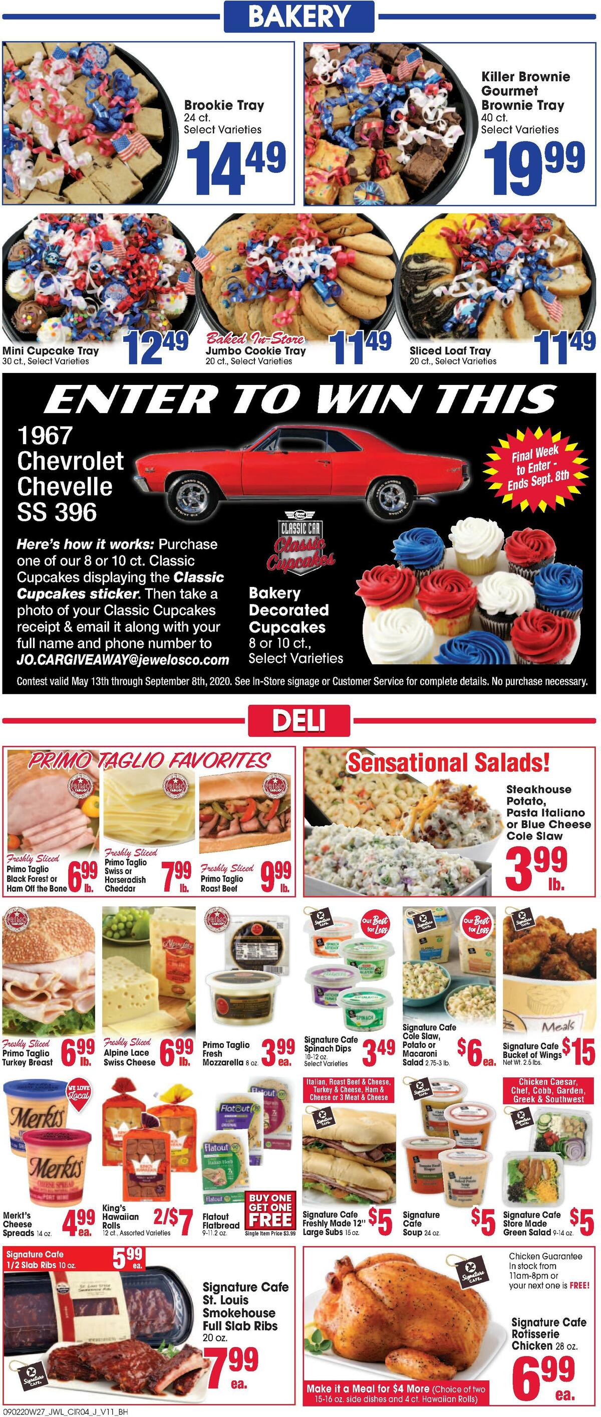 Jewel Osco Weekly Ad from September 2