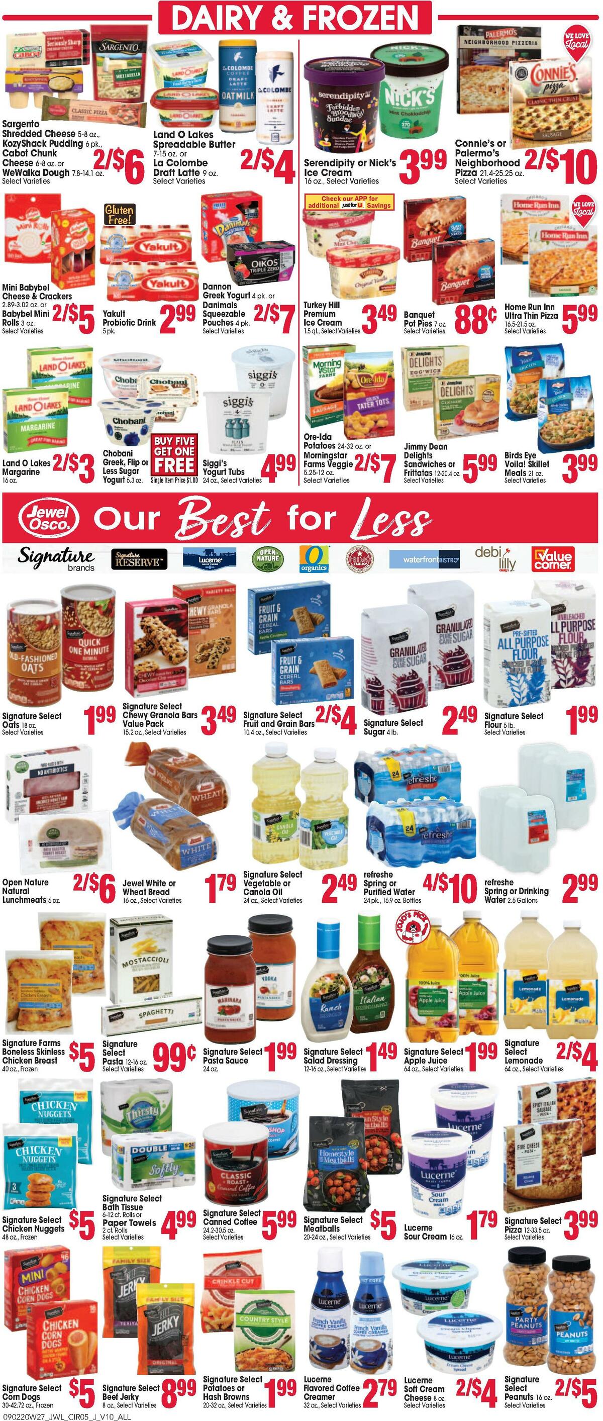 Jewel Osco Weekly Ad from September 2