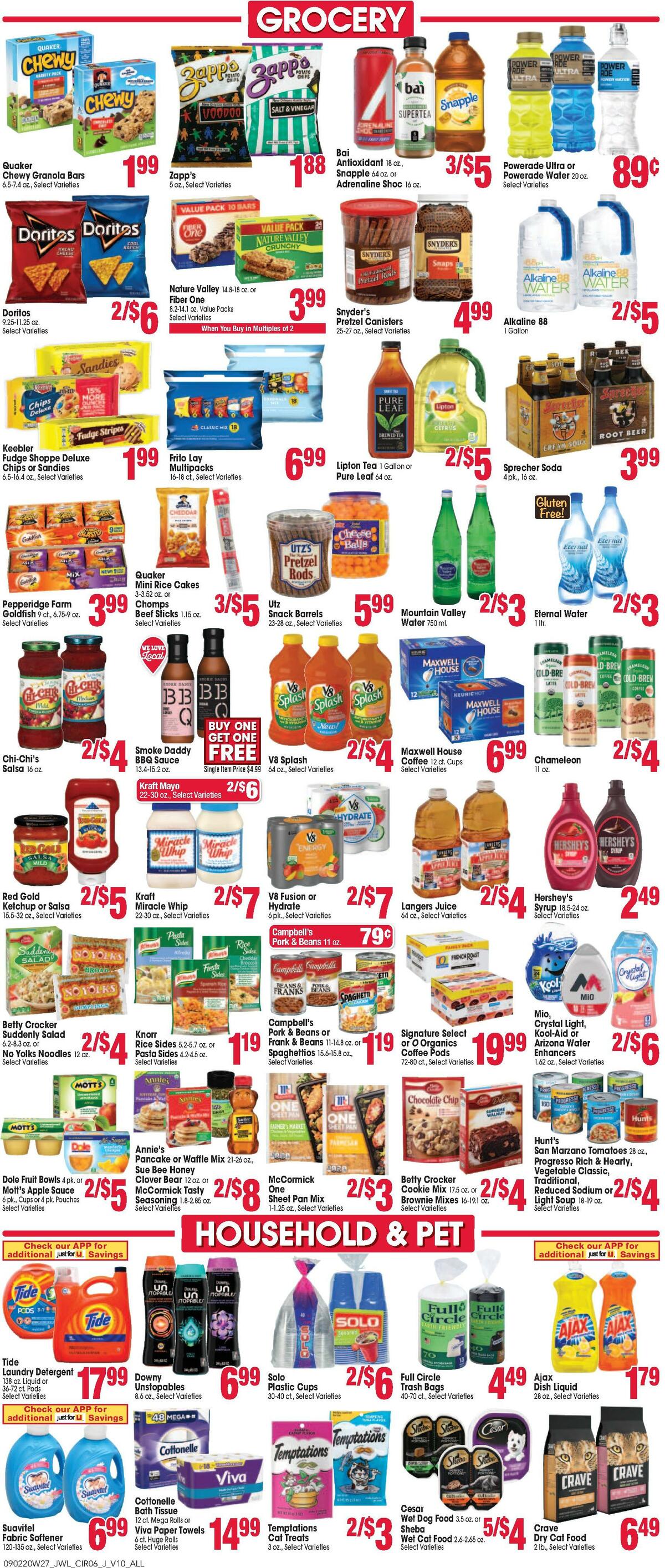 Jewel Osco Weekly Ad from September 2