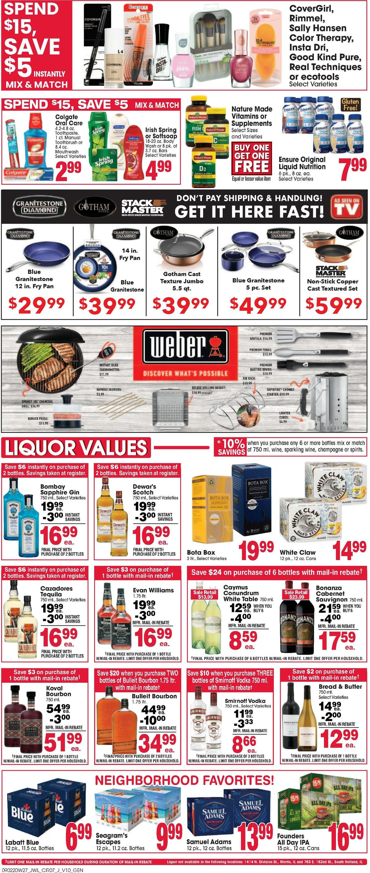 Jewel Osco Weekly Ad from September 2