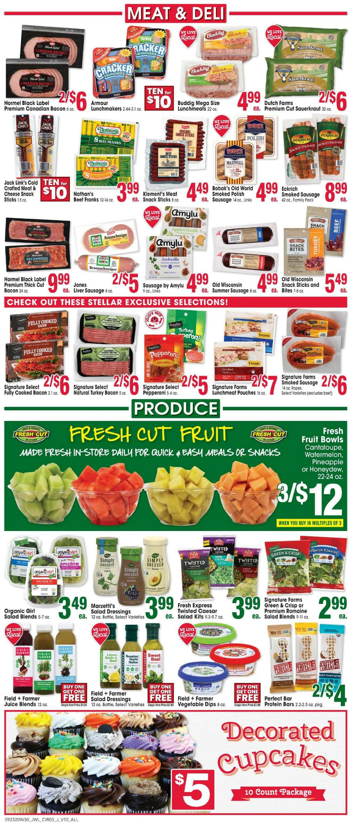 Jewel Osco Weekly Ad from September 23