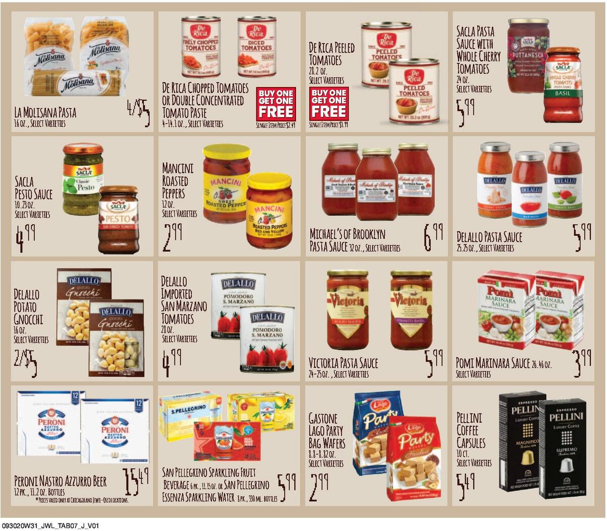 Jewel Osco Monthly Specials Weekly Ad from September 30