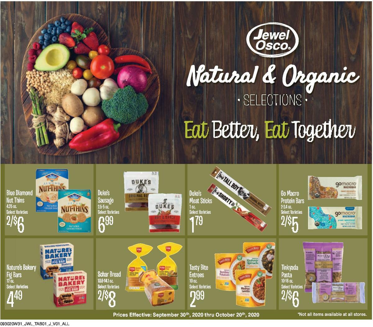 Jewel Osco Speciality Items and Seasonal Favorites Weekly Ad from September 30