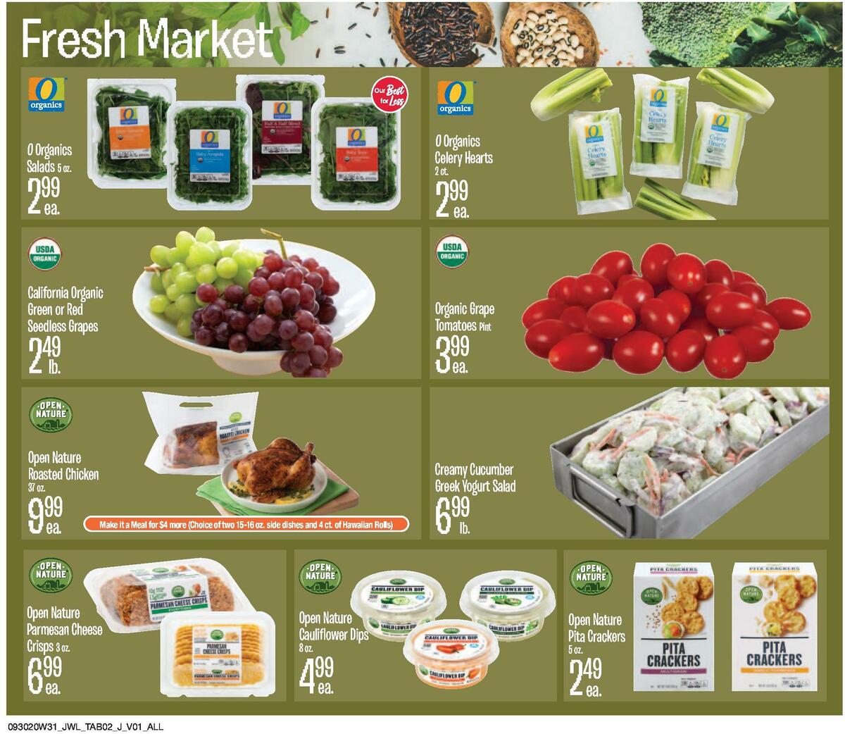 Jewel Osco Speciality Items and Seasonal Favorites Weekly Ad from September 30