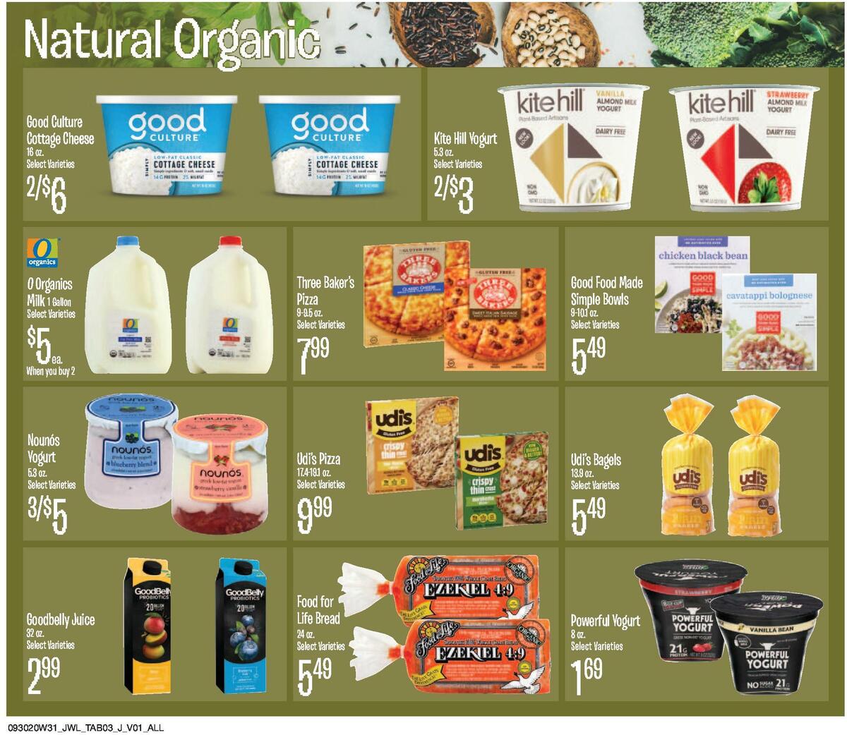 Jewel Osco Speciality Items and Seasonal Favorites Weekly Ad from September 30