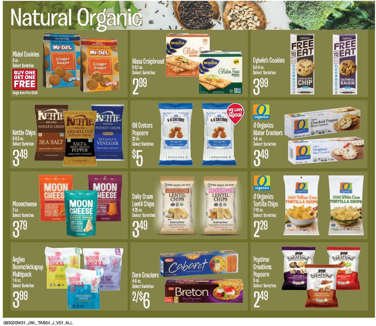 Jewel Osco Speciality Items and Seasonal Favorites Weekly Ad from September 30