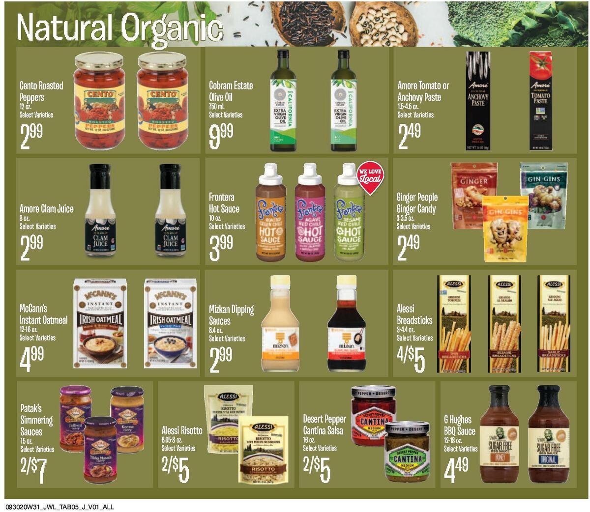 Jewel Osco Speciality Items and Seasonal Favorites Weekly Ad from September 30