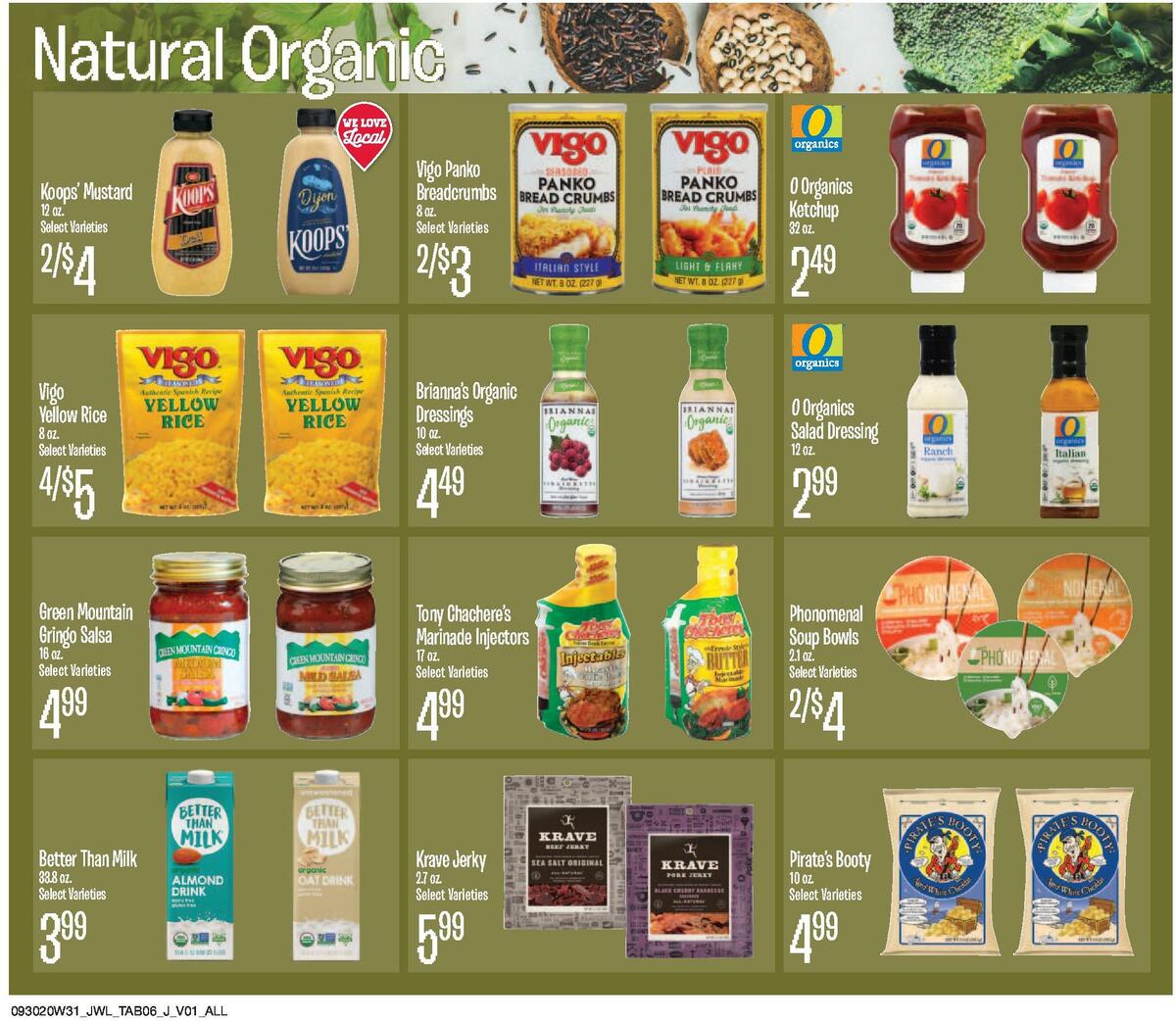 Jewel Osco Speciality Items and Seasonal Favorites Weekly Ad from September 30