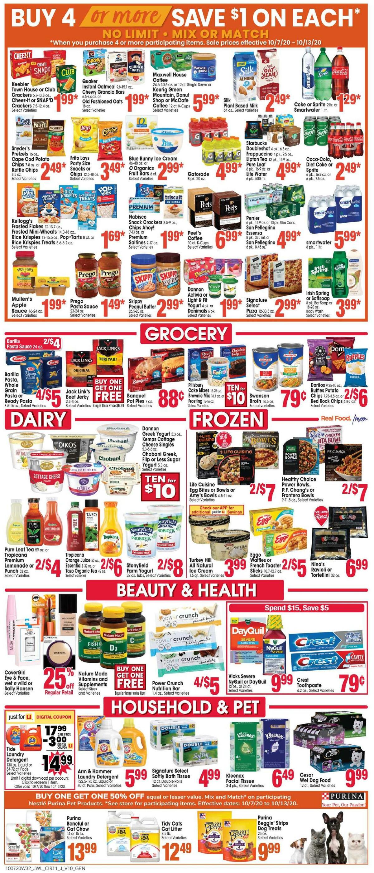 Jewel Osco Weekly Ad from October 7