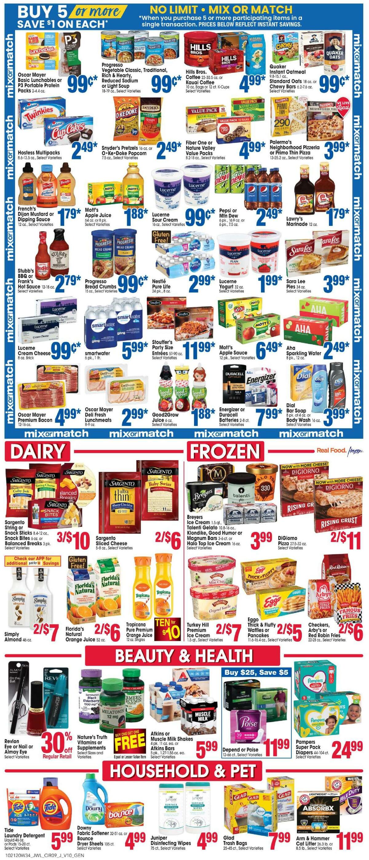 Jewel Osco Weekly Ad from October 21