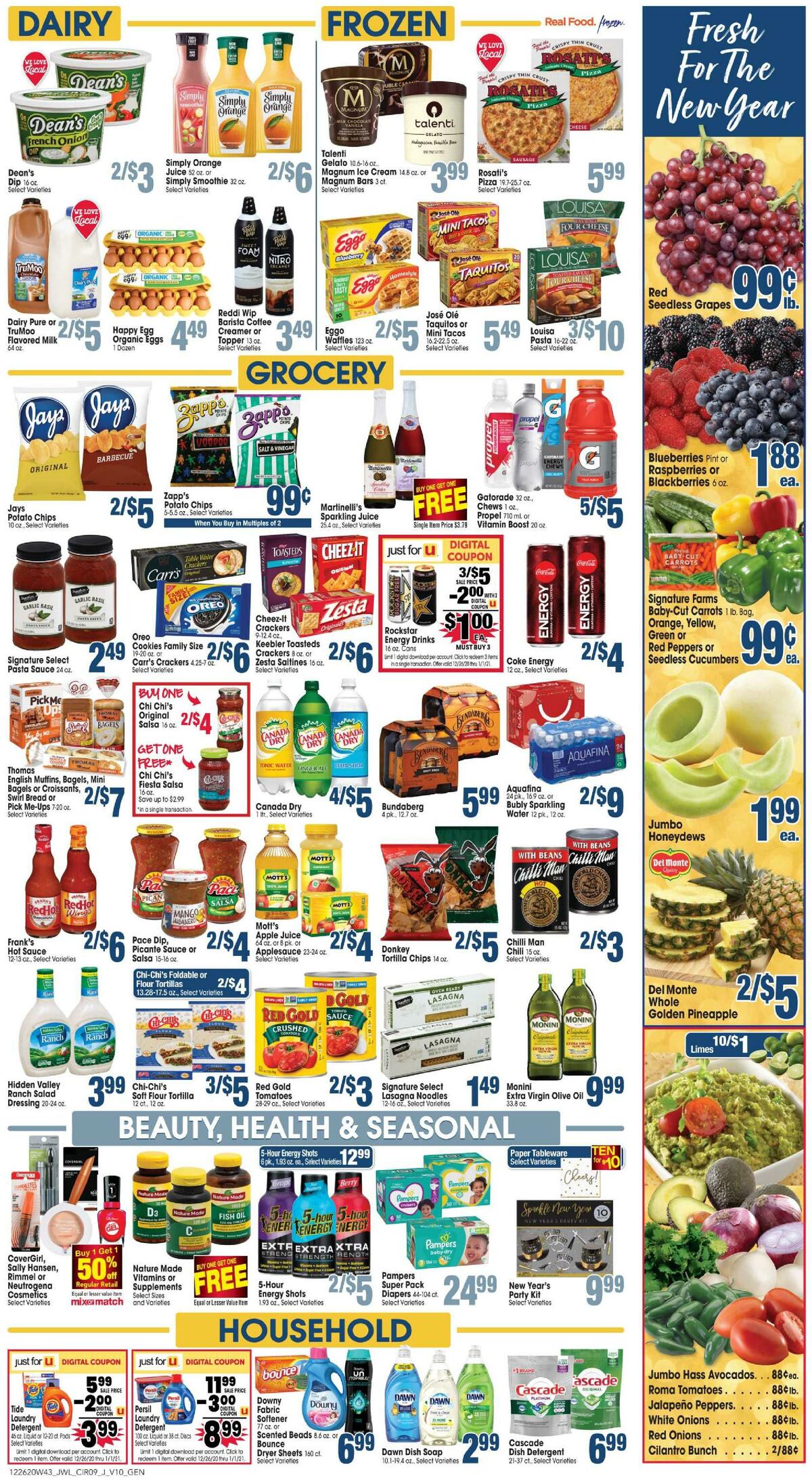 Jewel Osco Weekly Ad from December 26