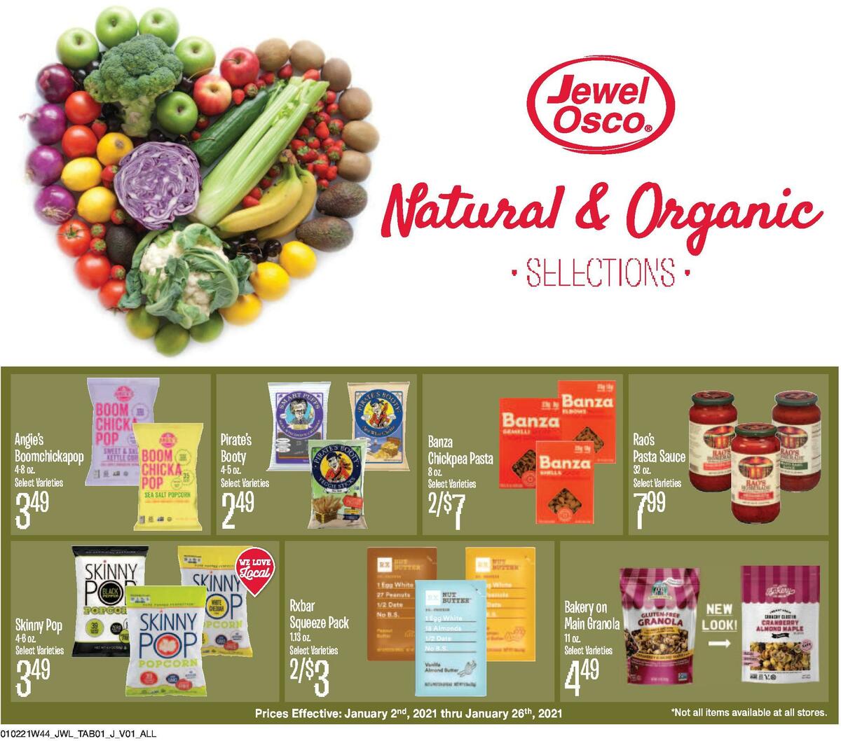 Jewel Osco Speciality Items and Seasonal Favorites Weekly Ad from January 2