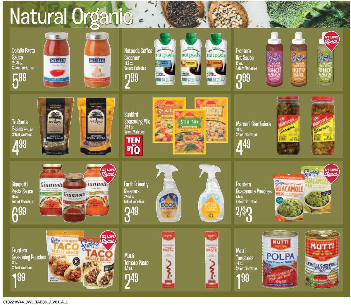 Jewel Osco Speciality Items and Seasonal Favorites Weekly Ad from January 2