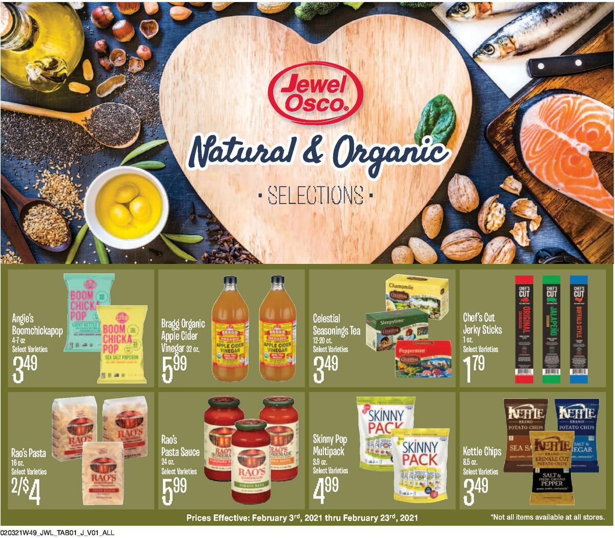 Jewel Osco Speciality Items and Seasonal Favorites Weekly Ad from February 3